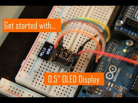 Get Started with 0.5&amp;quot; OLED Display for Arduino