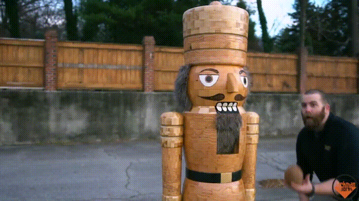 Giant Life Sized Nutcracker 56 GIF.gif
