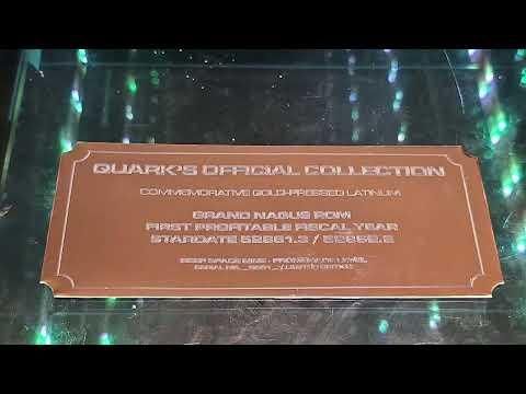 Gold Pressed Latinum Box Step 6 Plaque