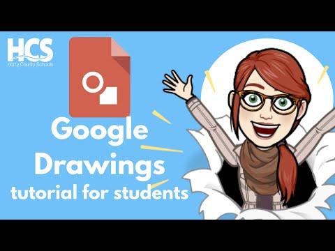 Google Drawings tutorial for students