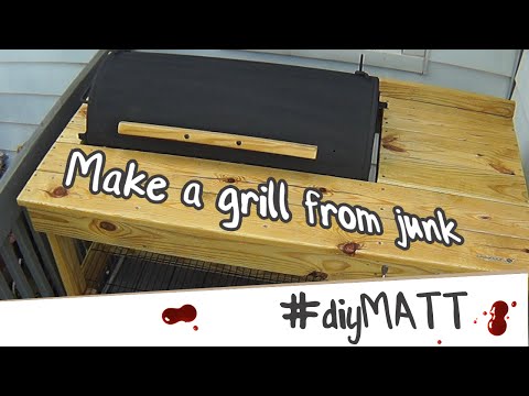 Grill made from junk - #diymatt