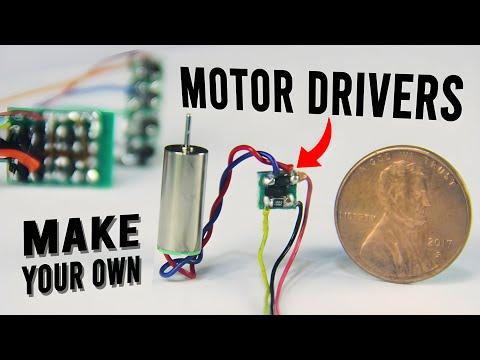 Guide to making TINY Brushed Motor Drivers with MOSFETs for RC Projects