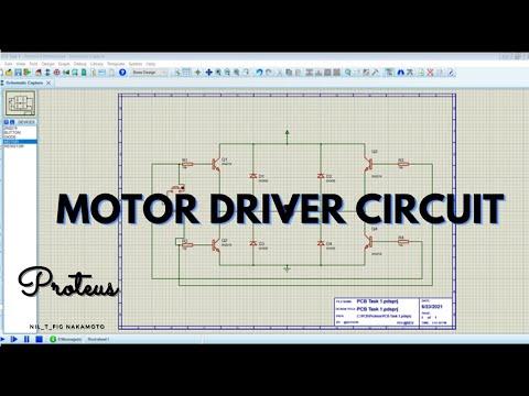 H-BRIDGE RECTIFIER CIRCUIT TO CONTROL THE DIRECTION OF DC MOTOR USING PROTEUS STIMULATION