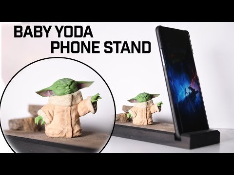 HOW TO // Baby Yoda Phone Stand (From The Mandalorian)