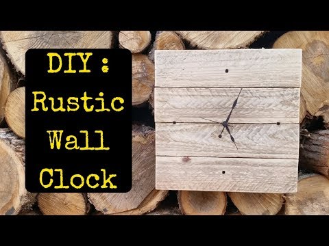 HOW TO - Make A Rustic Wall Clock