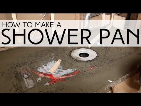 HOW TO BUILD A MORTAR SHOWER PAN (WITH SCHLUTER DRAIN) 1/6