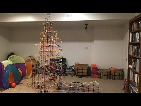 HUGE 8ft Knex Polar Coaster! Insane Knex Roller Coaster!
