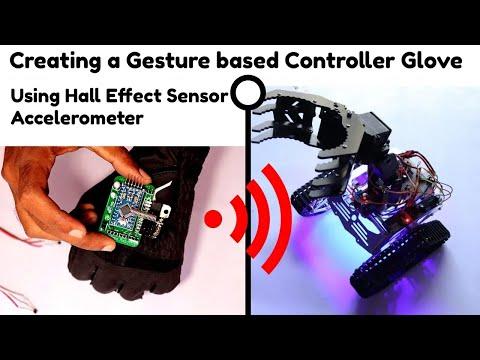 Hall Effect Based Gesture Controller Glove for Gesture Controlled Robots