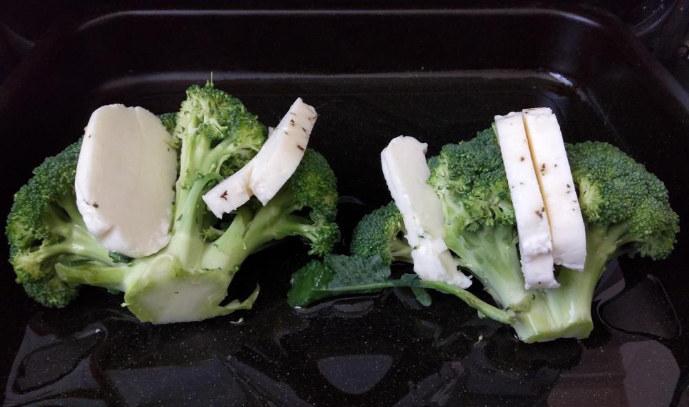 Halloumi Cheese with Broccoli 09 Step 06 Put Inside the Oven Photo 1.jpg