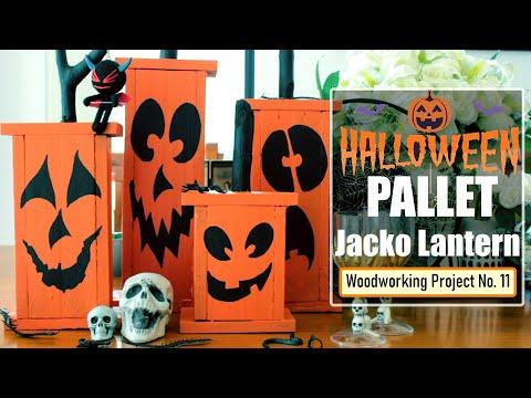 Halloween Pallet Jacko Lantern