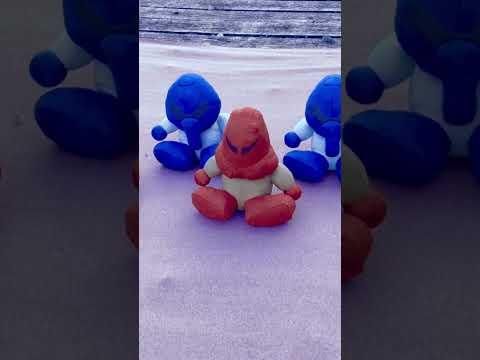 Handmade Hewkii &amp; Macku plush dolls on the bridge. BIONICLE Inspired. #bionicle #biogram