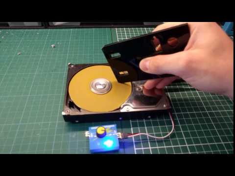 Hard drive sander