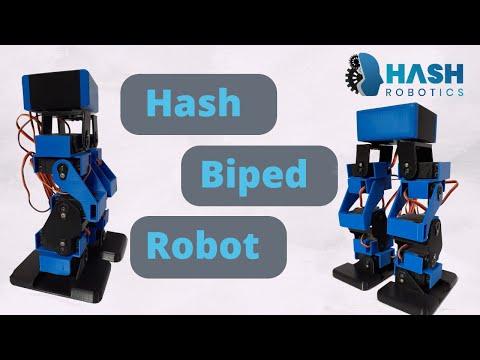 Hash V2 Biped robot using ESP32 | Hash Robotics