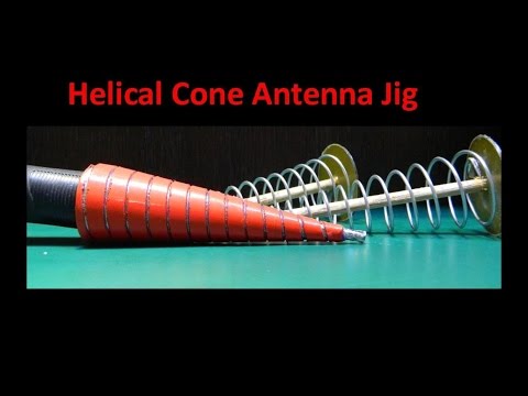 Helical Cone Antenna Jig