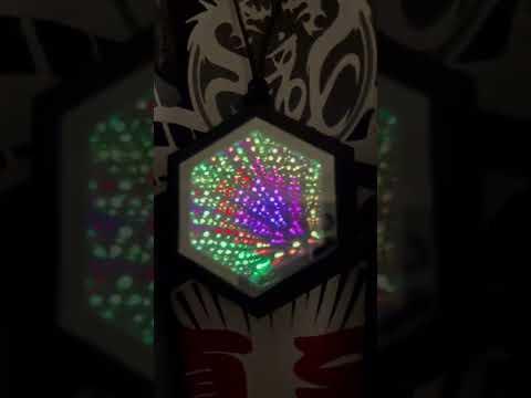 Hex Infinity Mirror Pendant