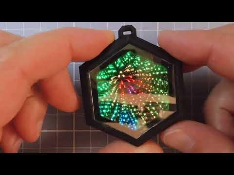 Hex Infinity Mirror Pendant Assembly Part 2