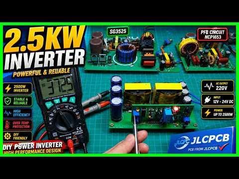 High Power Electronics Projects | 2 Inverters + 2 PFC Circuits Explained