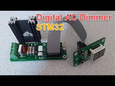 High Power Standalone Digital AC Dimmer Circuit Using STM32