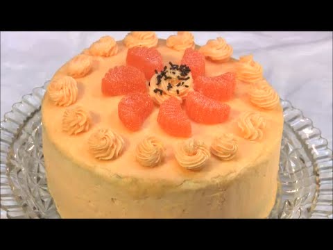 Homemade Coca-Cola Cake with Orange Crush Frosting