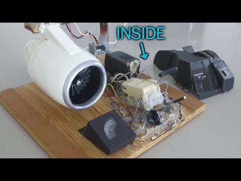 Homemade Electric Jet Engine Working Model (1:24 scale) Part 3