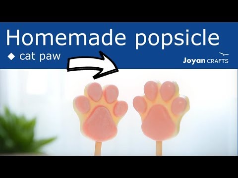 Homemade Popsicle recipe - Cat Paw