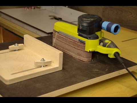 Homemade belt sander table / Lijadora de banda.