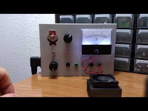 Homemade power supply. (LM317 based)