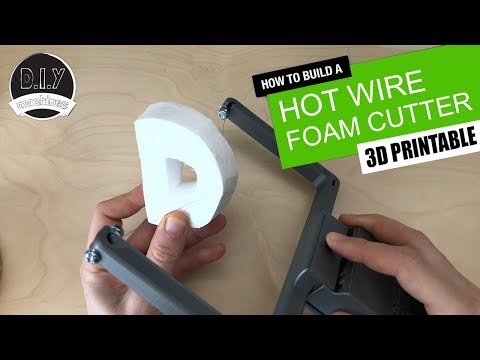 Hot Wire Foam Cutter - 3D Printed - Battery Powered DIY Project