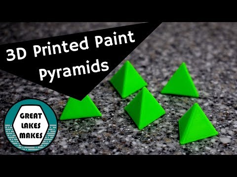 How 3D Print a Paint Pyramid using Fusion 360 and Cura