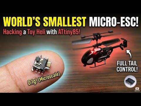 How I HACKED &amp; Converted a 2.5 Channel RC Heli into a 3 Channel Drone | World's Smallest Micro ESC?