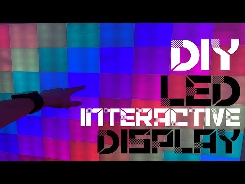 How I Made an INTERACTIVE LED WALL || DIY Project #1