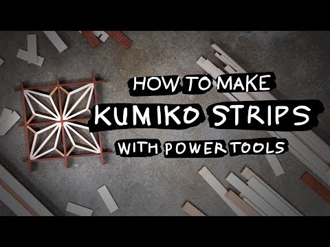 How To | Make Kumiko Strips with Power Tools &ndash; DIY Woodworking Tutorial