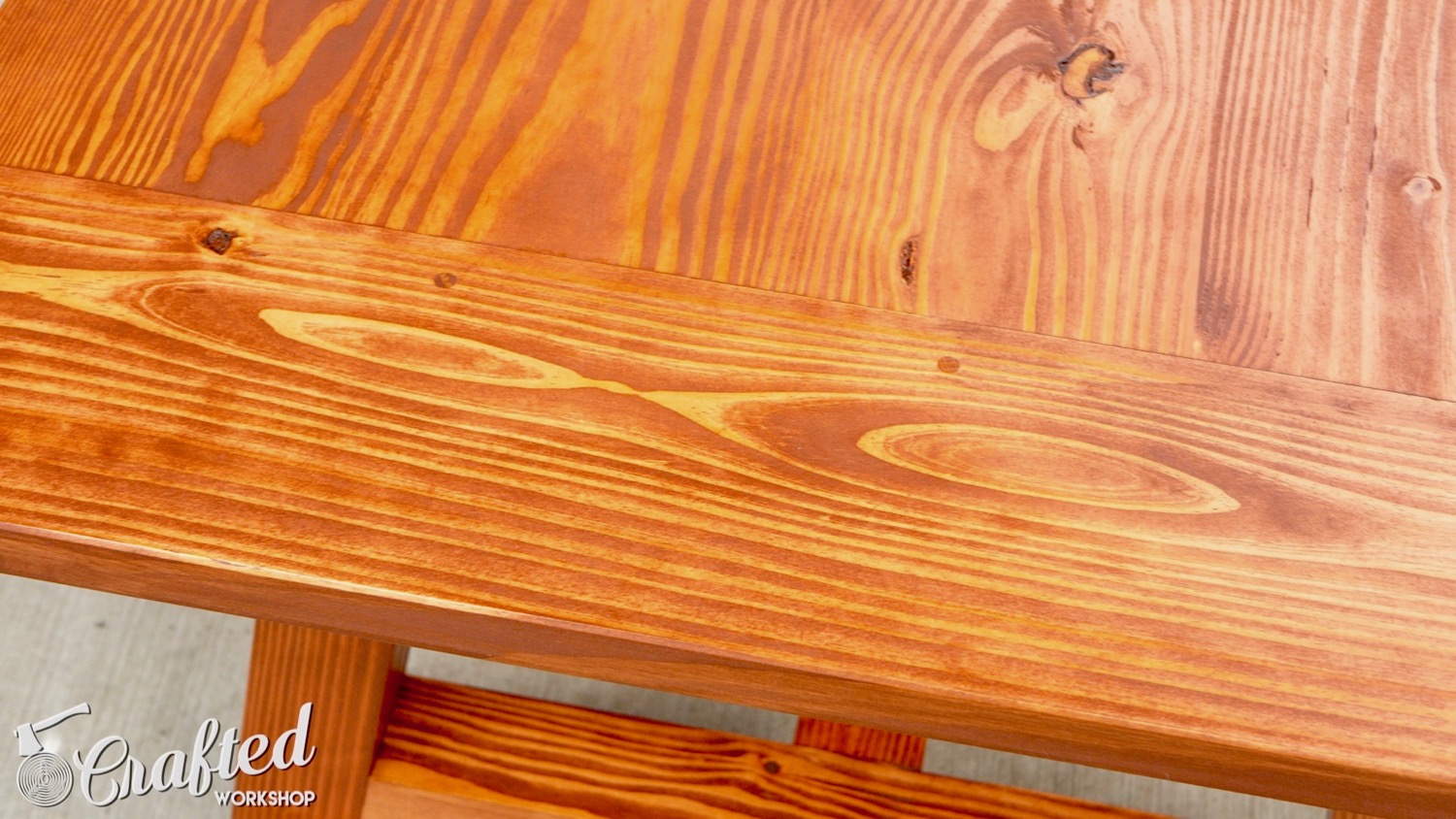 How To Build A Farmhouse Table and Benches For $250 | Woodworking DIY - 23.jpg