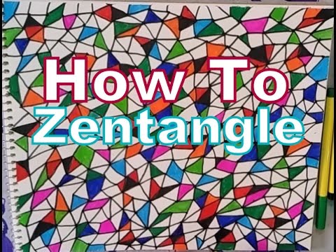 How To Draw Complex Zentangle Art Design For Beginners, Easy Tutorial Doodle Drawing Step By Step