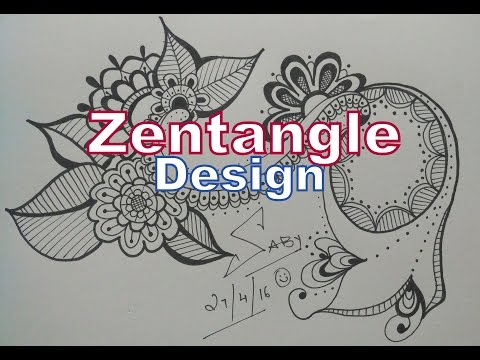 How To Draw Complex Zentangle Art Design For Beginners, Easy Tutorial Doodle Drawing Step By Step