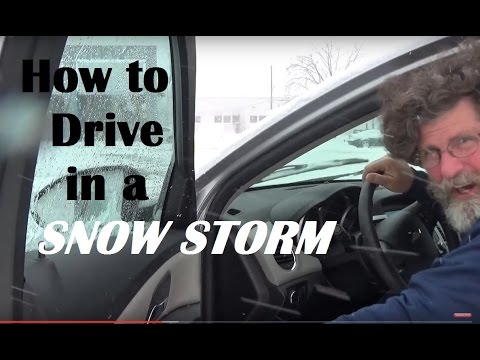 How To Drive SAFELY in a Snowstorm