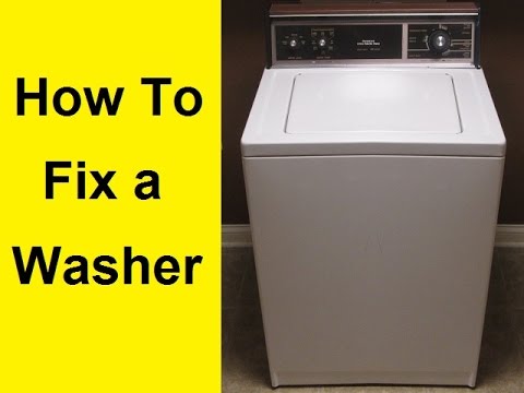 How To Fix a Washer (Washing Machine)