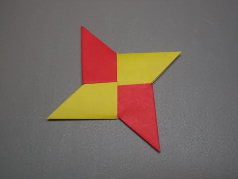 How To Fold an Origami Ninja Star / Shuriken