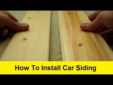 How To Install Car Siding