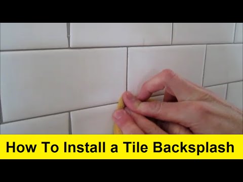 How To Install a Tile Backsplash