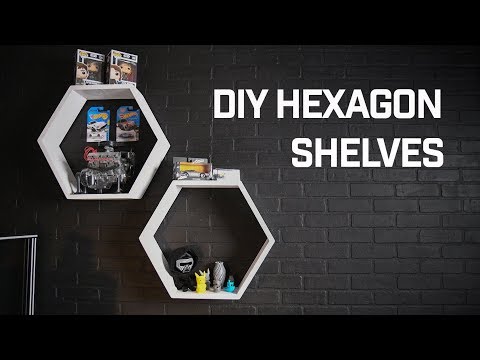 How To Make: DIY Hexagon Display Shelves