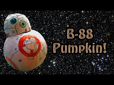 How To Make A BB-8 Star Wars Droid Pumpkin