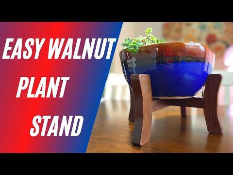 How To Make A Plant Stand Out Of Wood