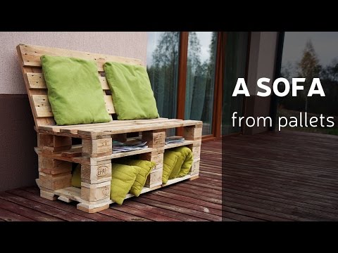 How To Make A Sofa From Pallets