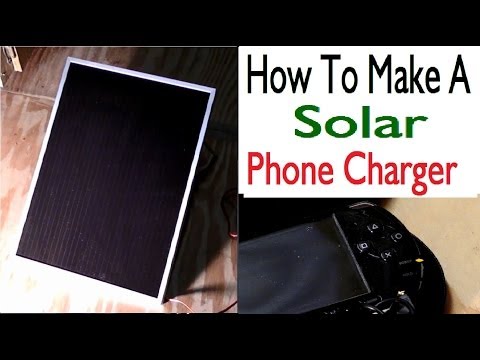 How To Make A Solar Phone Charger