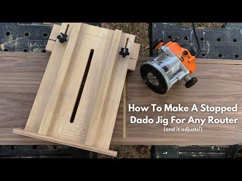 How To Make A Stopped Dado Jig For Any Router