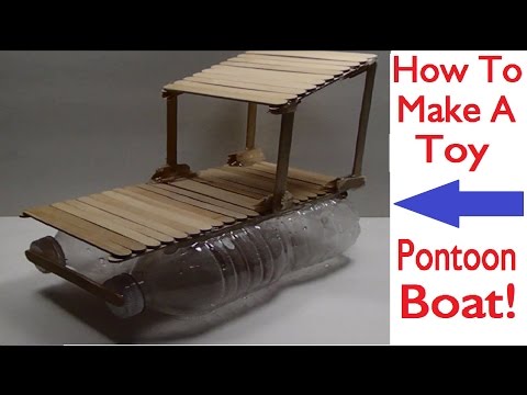 How To Make A Toy Pontoon Boat (HD)