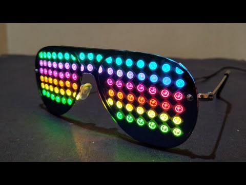 How To Make A Unique RGB LEDs Goggle(Using Arduino,Ws2812B LEDs).