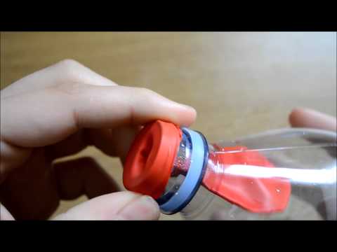 How To Make An Easy Slingshot Out Of a Water Bottle And a Balloon