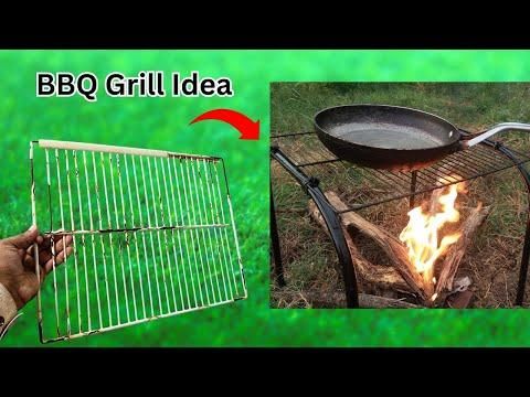 How To Make Bbq Grill Using Fridge Shelves - Homemade bbq Grill